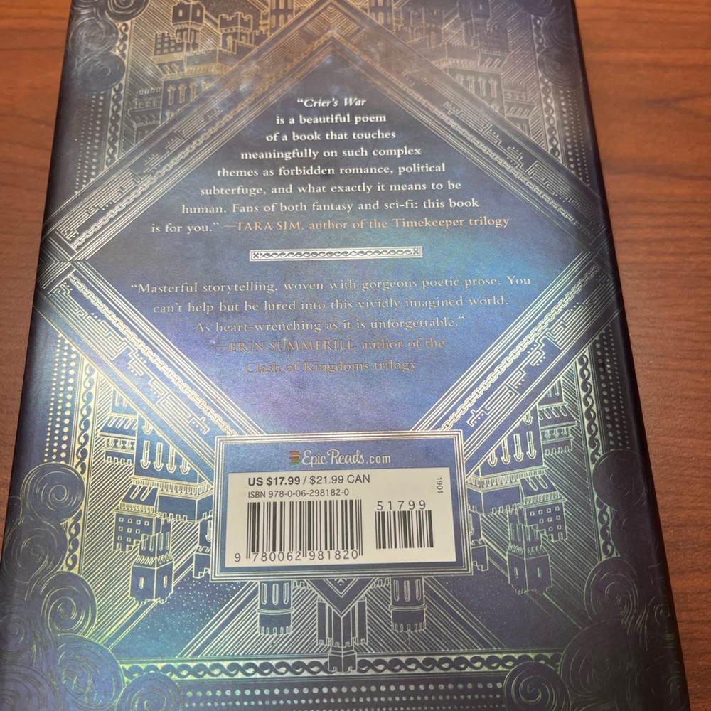 Signed Crier's War Hardcover Book Owlcrate - Picture 5 of 5
